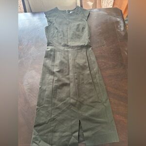 MM Lafleur Olive Midi Dress
